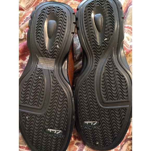 NIB Men's Clarks Escalade Brown Leather Slip On Comfort Loafers Size 10.5 - Picture 5 of 5